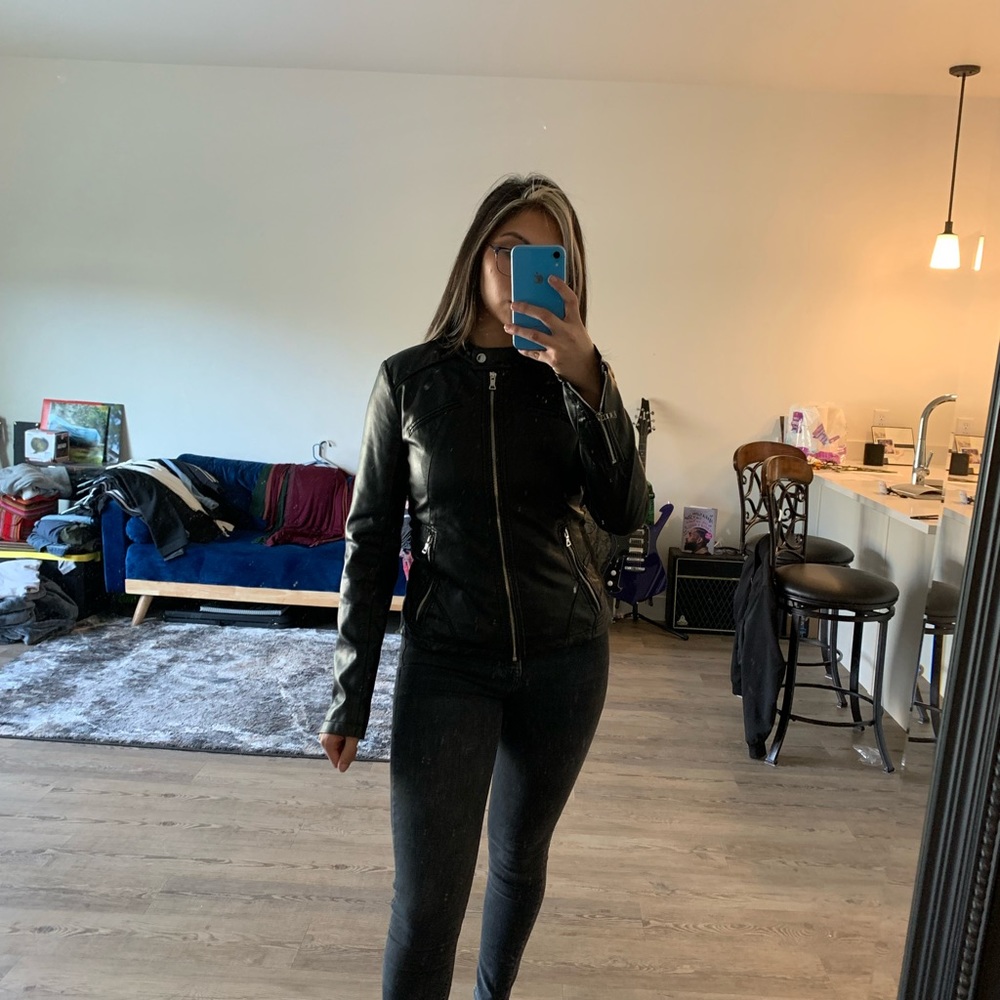 Leather jacket
